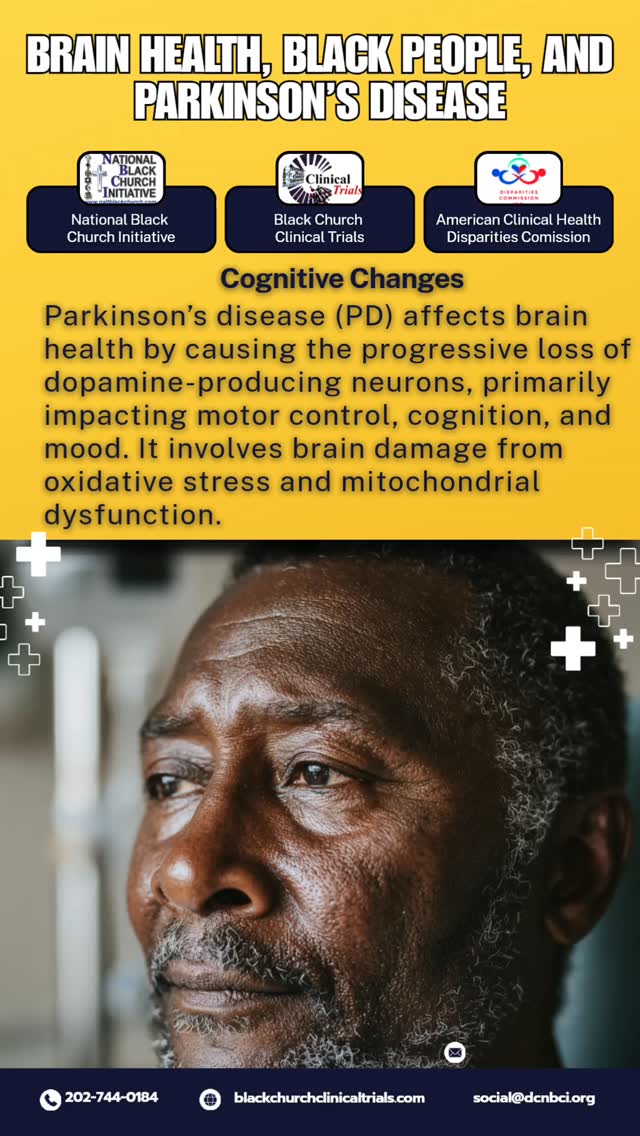 African Americans and Parkinson's Disease - Currently, about one million people in the U.S. have Parkinson's Disease (PD). The prevalence of PD in the Black and African American community is not exactly known. This is partly due to the limited inclusion of Black and African American people in research studies. Approximately 6% of all PD clinical trial participants are 'non-White'