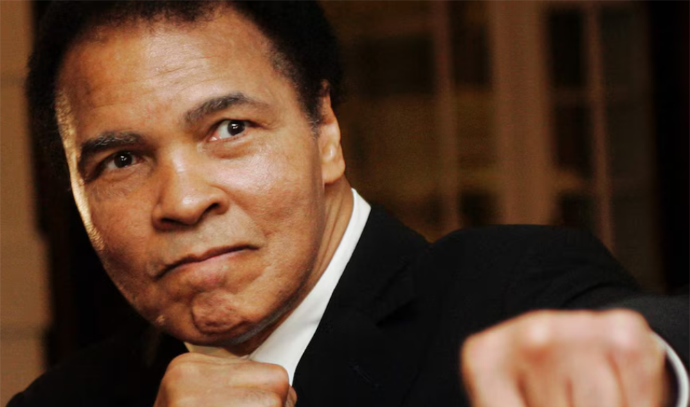 Boxer, humanitarian, Muhammad Ali