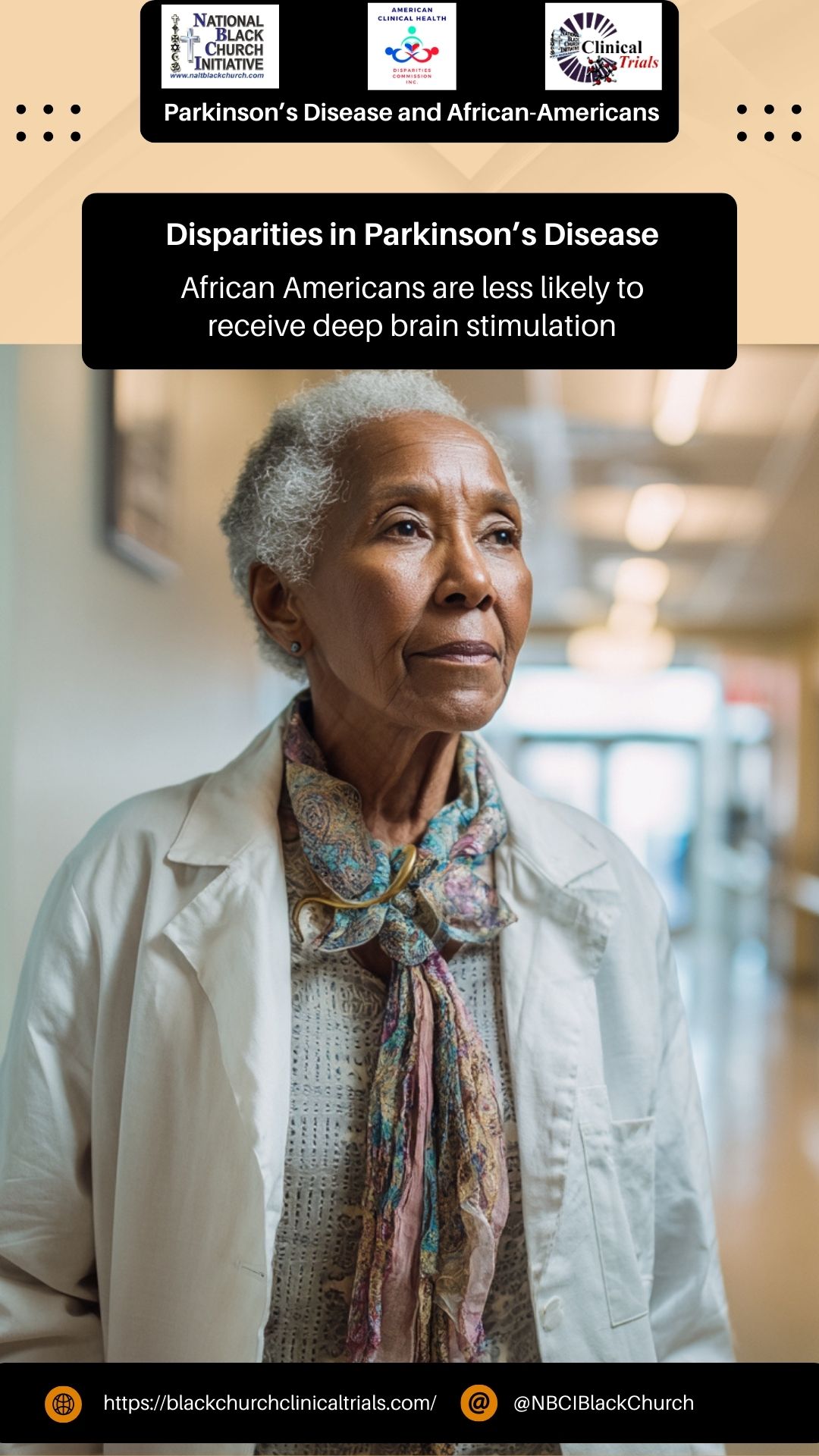 Disparities in Parkinson's Disease - African Americans are less likely to receive deep brain stimulation