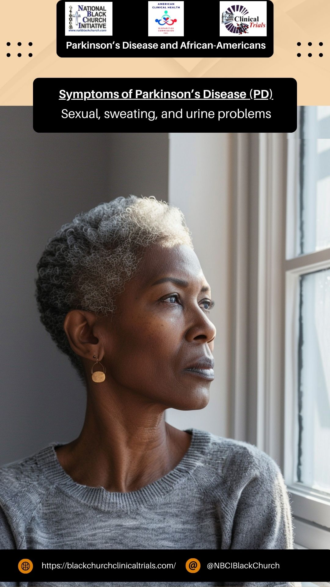 Symptoms of Parkinson's disease (PD) - Sexual, sweating and urine problems
