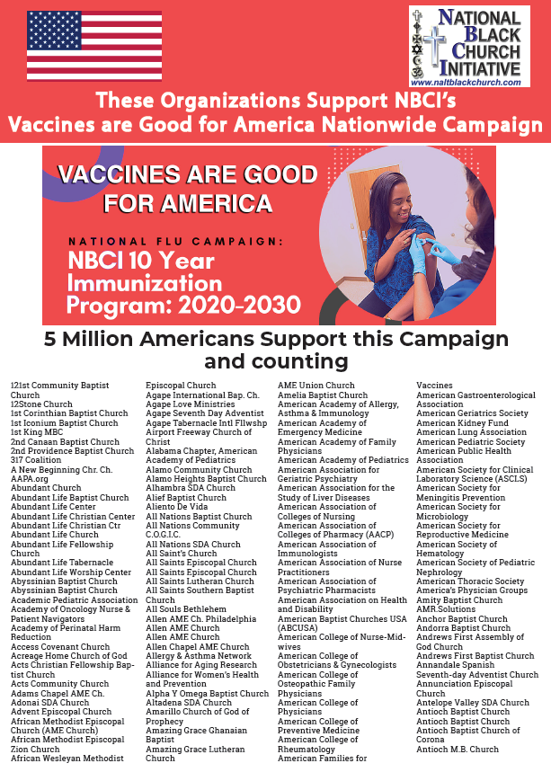 Vaccines are Good for America social media campaign image