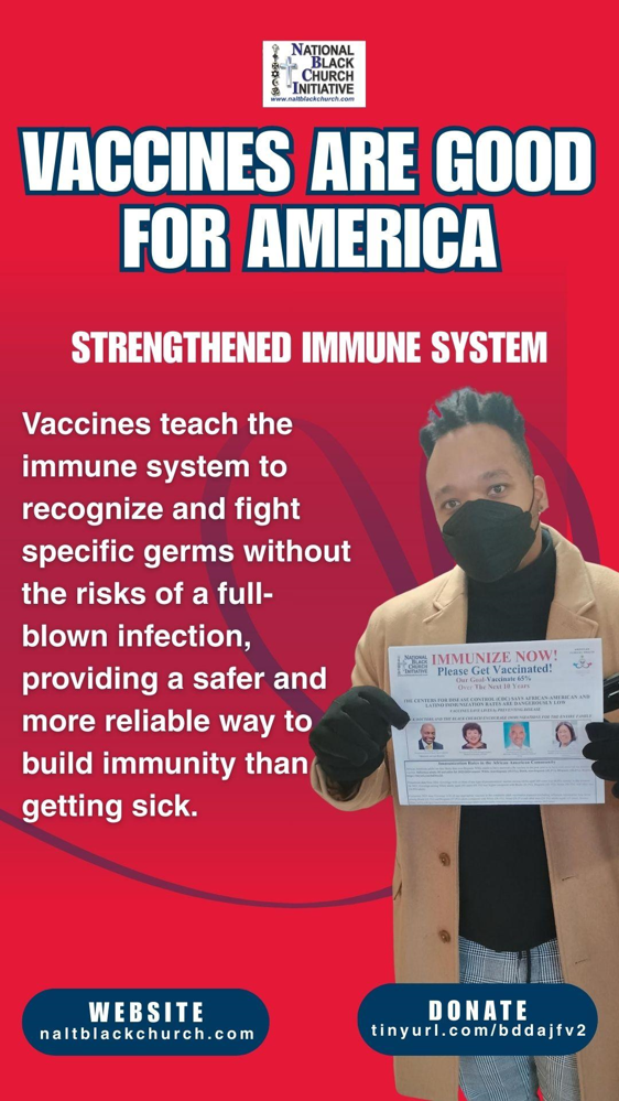 Vaccines teach the immune system to recognize and fight specific germs without the risks of a full-blown infection providing a sager and more reliabel wat to build immunity