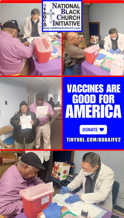 Vaccines are Good for America - Donate at tinyurl.com/bddajfv2