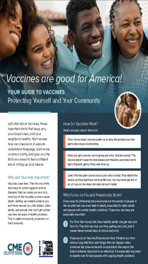 Vaccines are Good for America - Your Guide to Vaccines