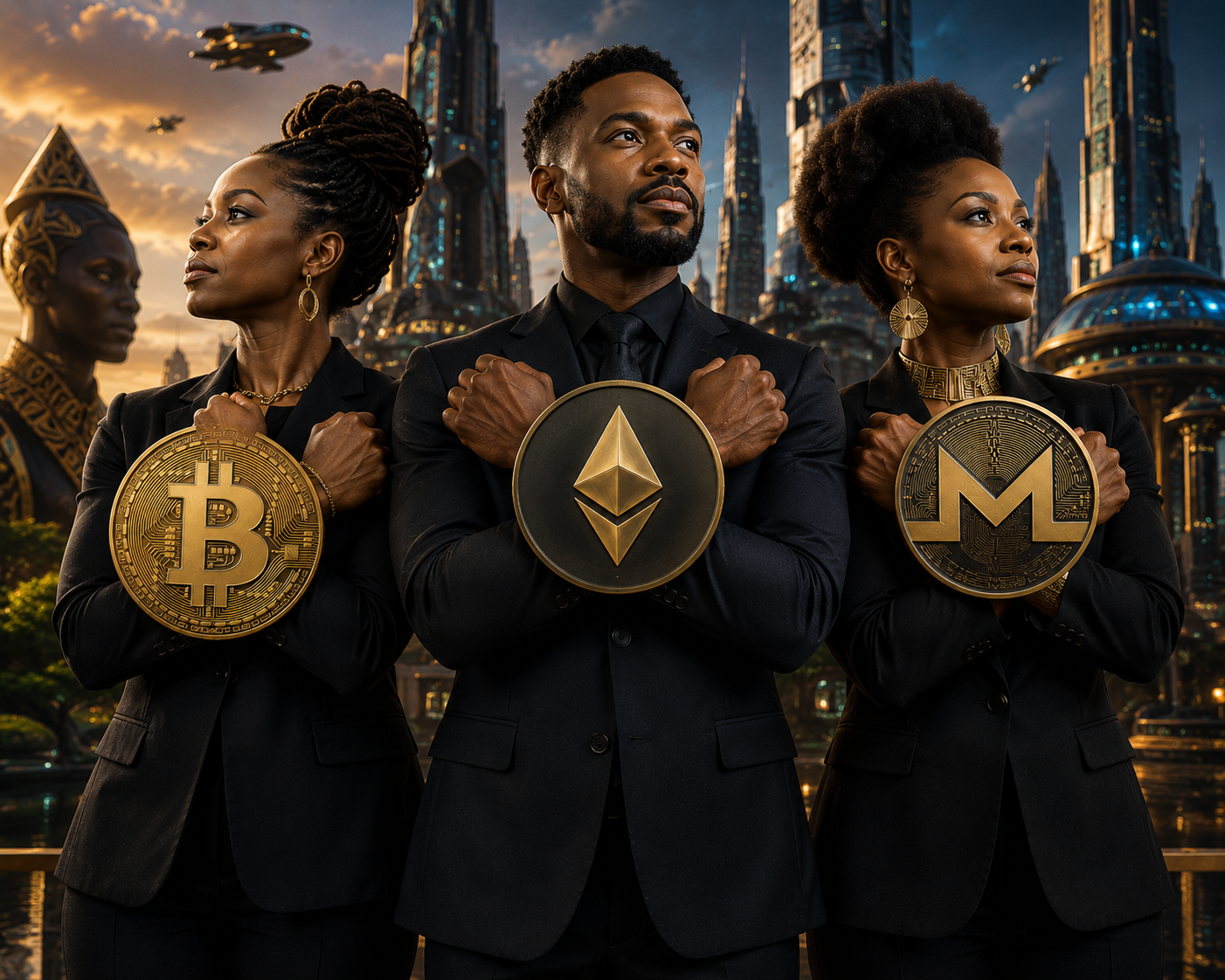 Afrofuturist Crypto City Champions
