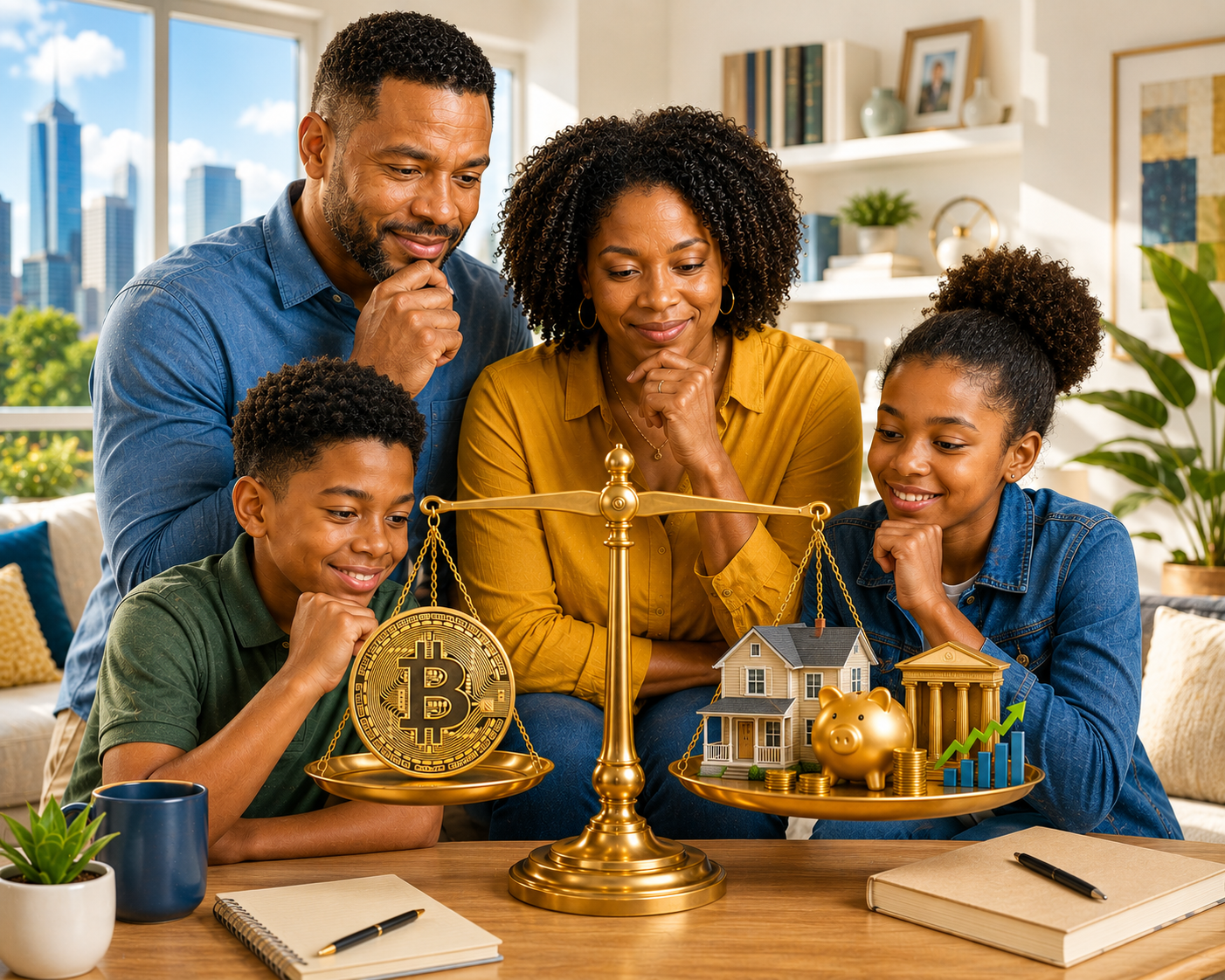 Family Finance Balance: Bitcoin and Assets