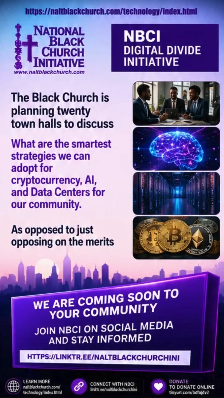 The Black Church is planning twenty town halls